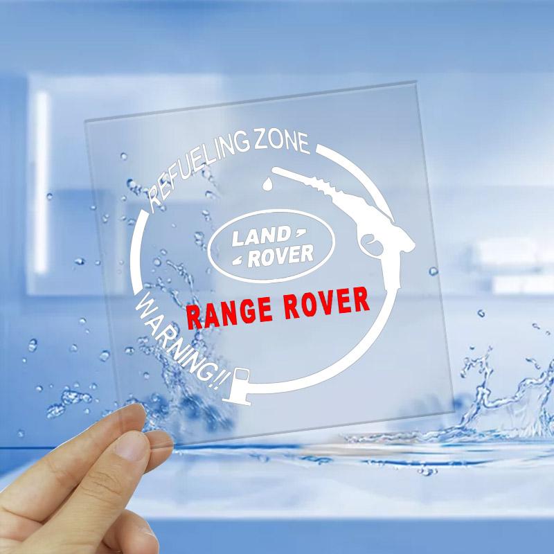 Car Badge Vinyl Reflective Fuel Tank Cap Stickers Decal Accessories for Land Rover Range Rover Defender Freelander Discovery 1 2 3 Evoque Rover L322