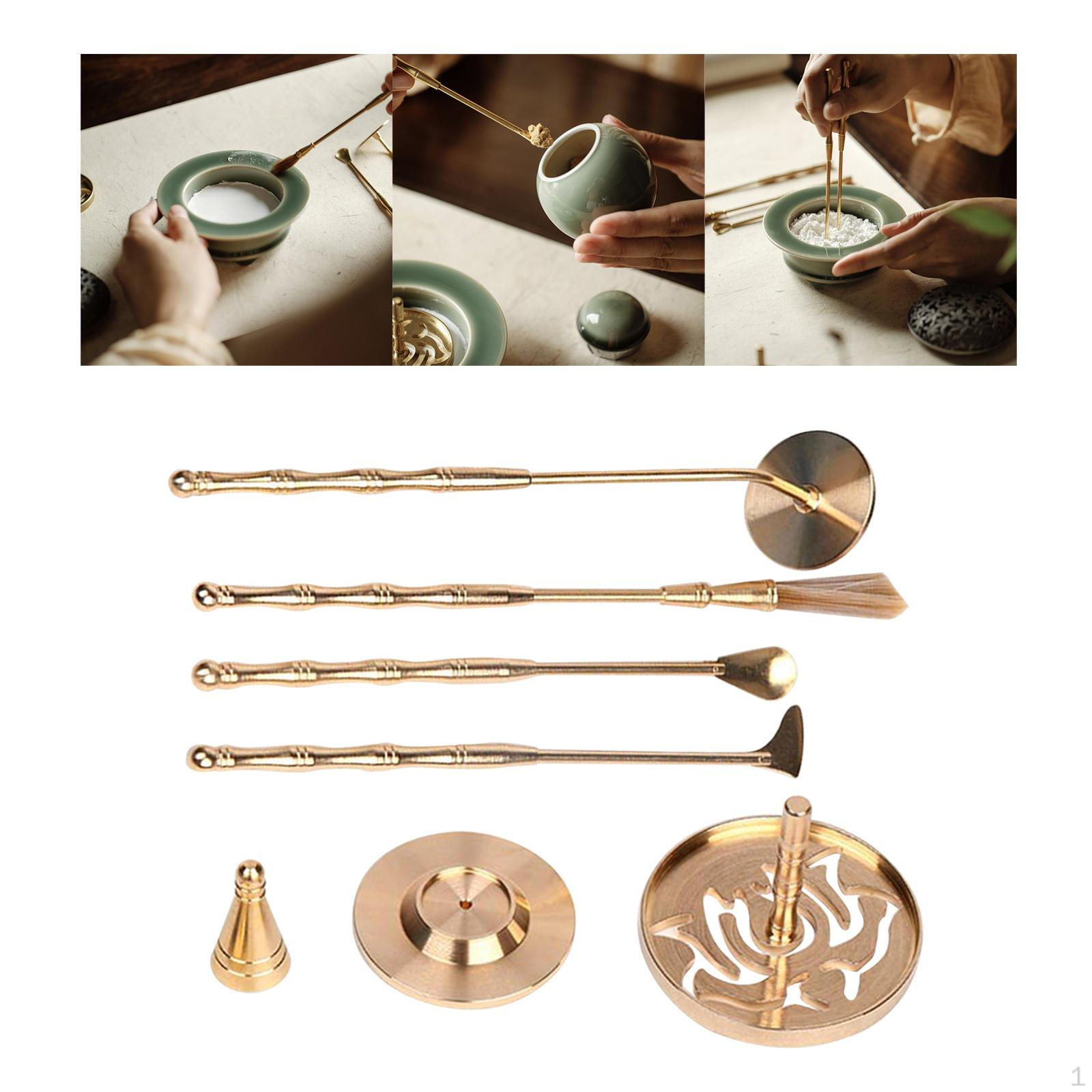 

Incense Making Meditation Home Decorations Shovel Temple Press Portable