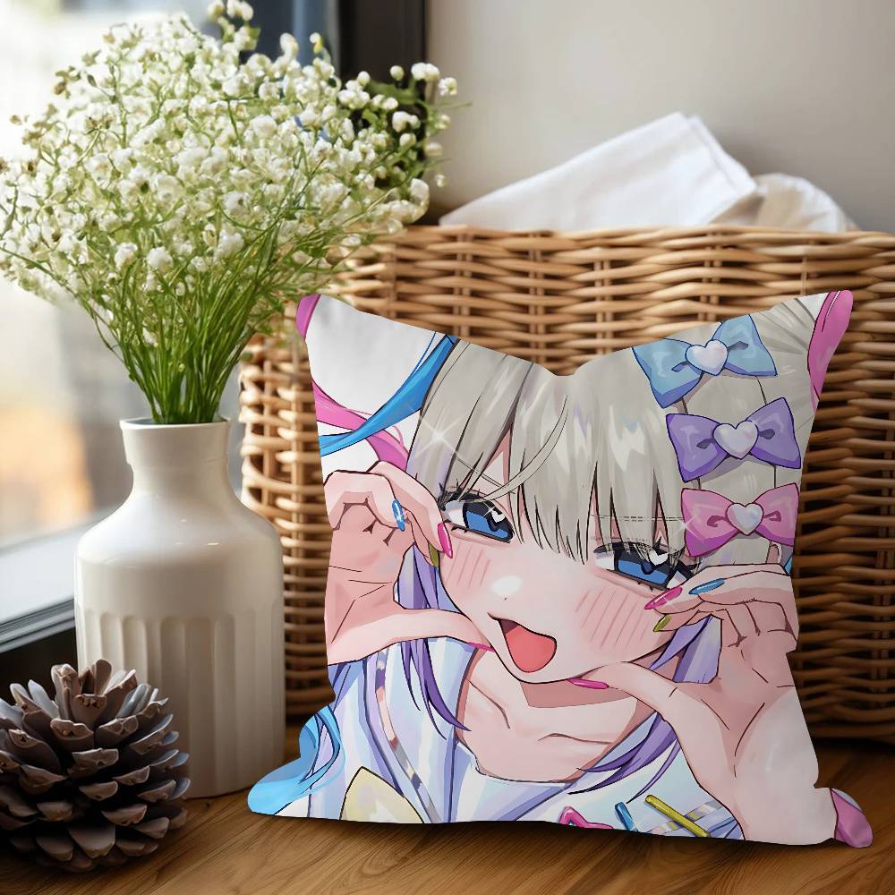 Anime Kangel Kissenkissenbezug Kissenbezug Wohnzimmer Sofa Heimdekor Kundenspezifisch