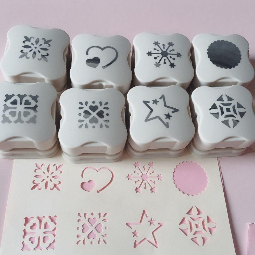 Magnetic Paper Hole Punch Punching Machine Paper Cutter Embossing Device Scrapbooking