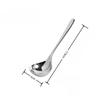 New Thicken Stainless Steel Spoon Long Handle Cooking Utensils Hot Pot Scoops Stainless Steel Soup Spoon Kitchen