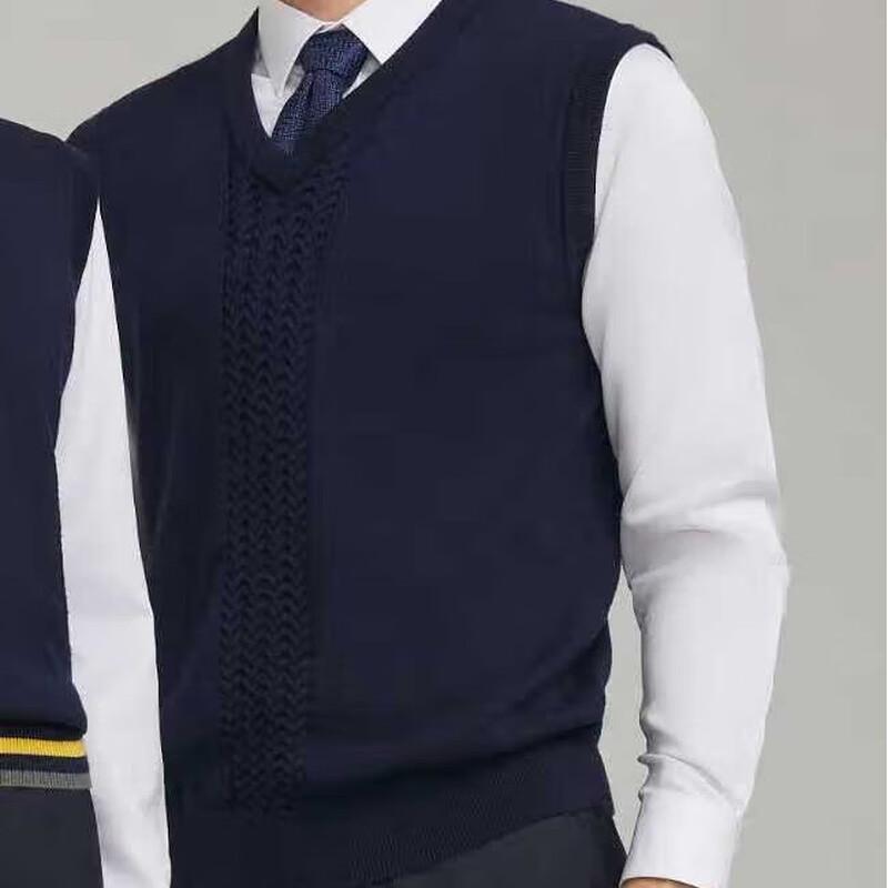 

Мужской жилет из тонкой шерсти с V-образным вырезом 2XL 185