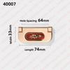 NAIERDI 5 Pieces Concealed Flat Furniture Handle Black Invisible Cabinet Pulls Aluminum Alloy Wardrobe Door Handles