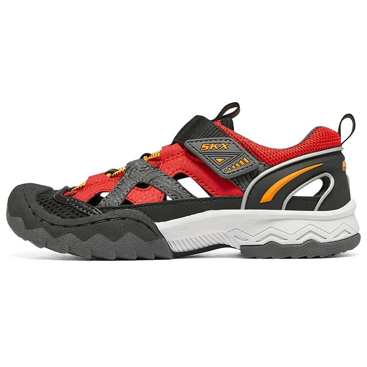 Skechers Sport Casual Breathable Comfortable Versatile Low-Top Kids Casual Shoes Kids sneaker Black Red 407031L-RDBK 27.5