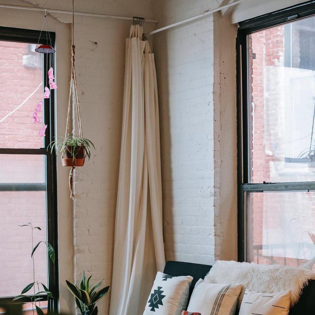 1pc Wind Bell Solar Plastic Chime Light Decorative LED Cat Style Living Room Balcony Garden Outdoor Gifts Families