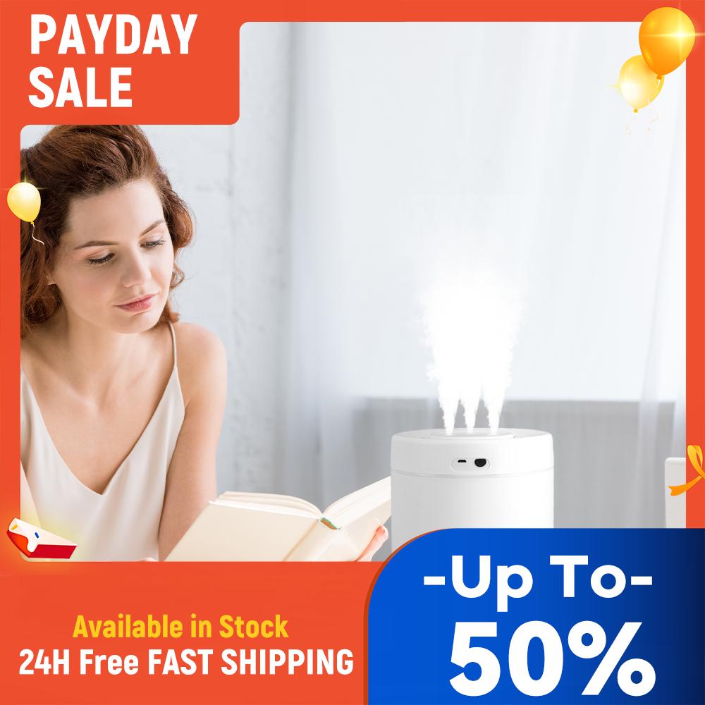 

3L Electric Aroma Diffuser USB Rechargeable Essential Oil Air Humidifier LED Mute Water Supplement Humidifier for Home Office China Mainland