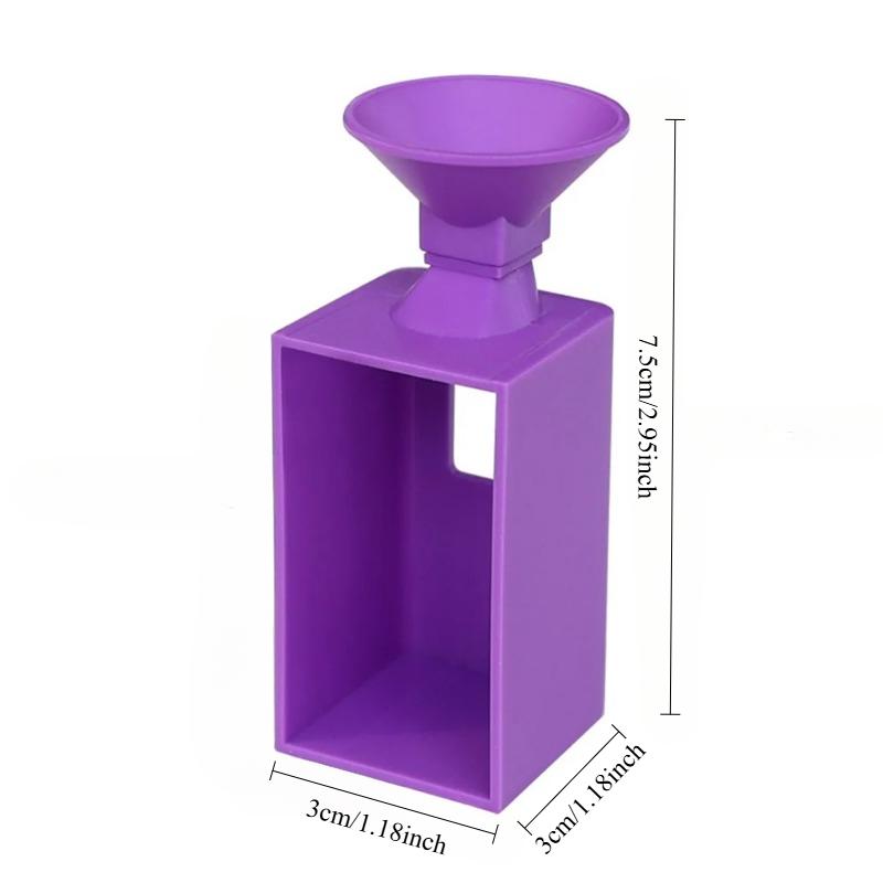3Pcs Drills Funnel for Square Round Container Box 5D Diamond Painting Art Embroidery Bead Sorting Storage Accessory.
