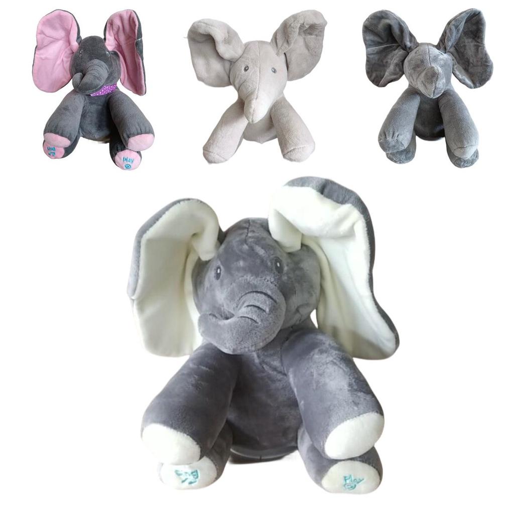 Entzückendes Elefanten-Plüschtier mit beweglichen Ohren Perfektes Babygeschenk