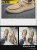 2024 Men's Frosted Leather Slip-On Shoes - Trendy Soft-Soled Casual Footwear for Spring & Summer