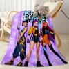 K-pop Demon Squad Blanket Durable Comfort Suitable for Sofa Office Livingroom for All Occasions Modern Style