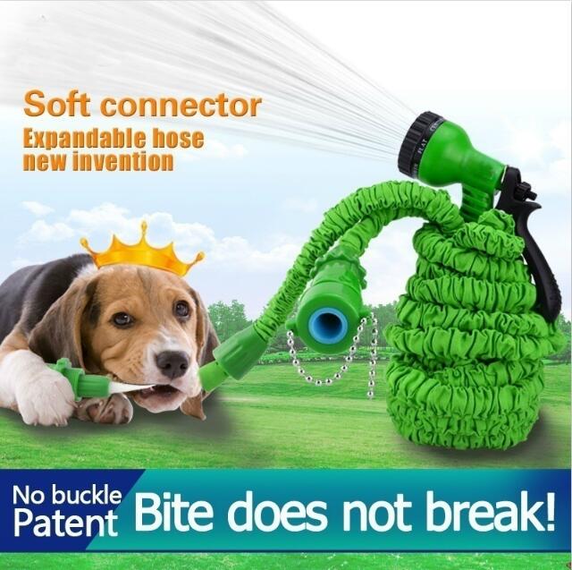 Furtunuri de apă flexibile extensibile de 25-200 ft Pistol de pulverizare pentru udare țevi pentru accesorii de grădină pentru mașini