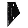Black Electric & Acoustic Guitar String Height and Spacing Ruler