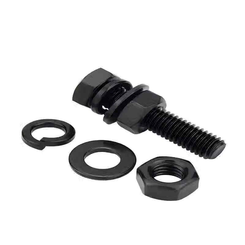 Black Carbon Steel Hex Head Bolt