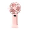 Mini ventilateur portable Fanshiluo, ventilateur USB pliable portable avec écran LED intelligent, petit ventilateur de bureau silencieux à 5 vitesses pour bureau, extérieur, sport, maison,