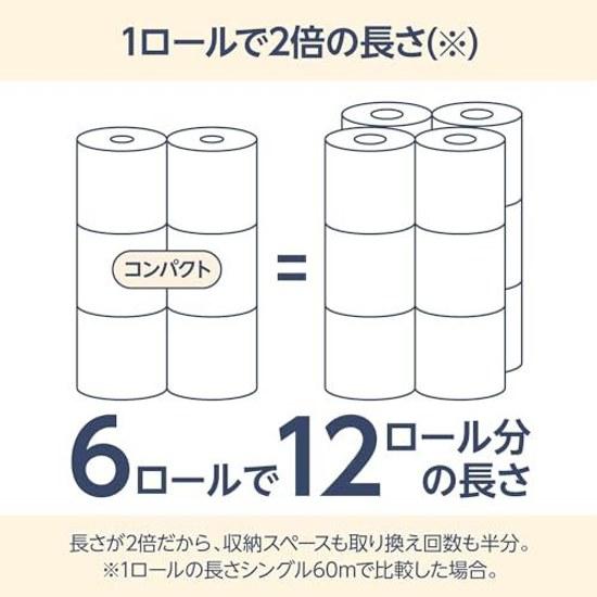 Recycled Paper Toilet Double Length FSC Certified 60m X 48 Rolls (6 8 Packs) Double.