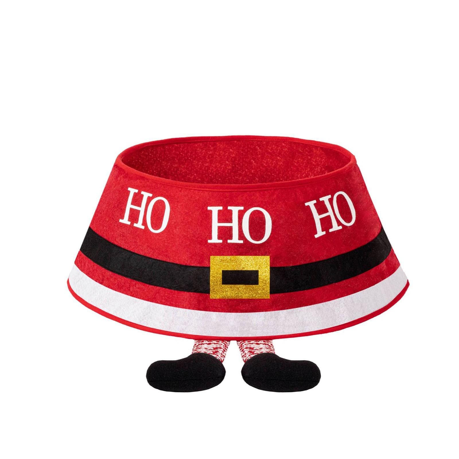 

Ограда для рождественской елки, мультяшные ножки, украшение для рождественской елки, праздничное украшение, подарки для друзей One Size