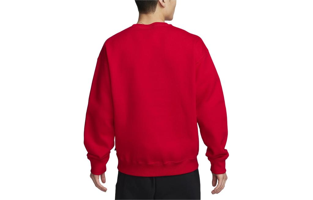 Nike Sweatshirts Men's Red Crew Neck Moderate Regular FN2550-657