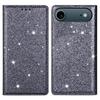 For iPhone 17 Air Case Glittery PU Leather+TPU Card Slot Phone Cover