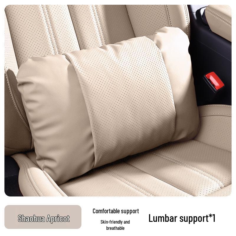 Compatible with 25 Zeekr 001 models: Nappa Leather Headrests, 007GT Lumbar Supports, and 009 Car Seat Backrests