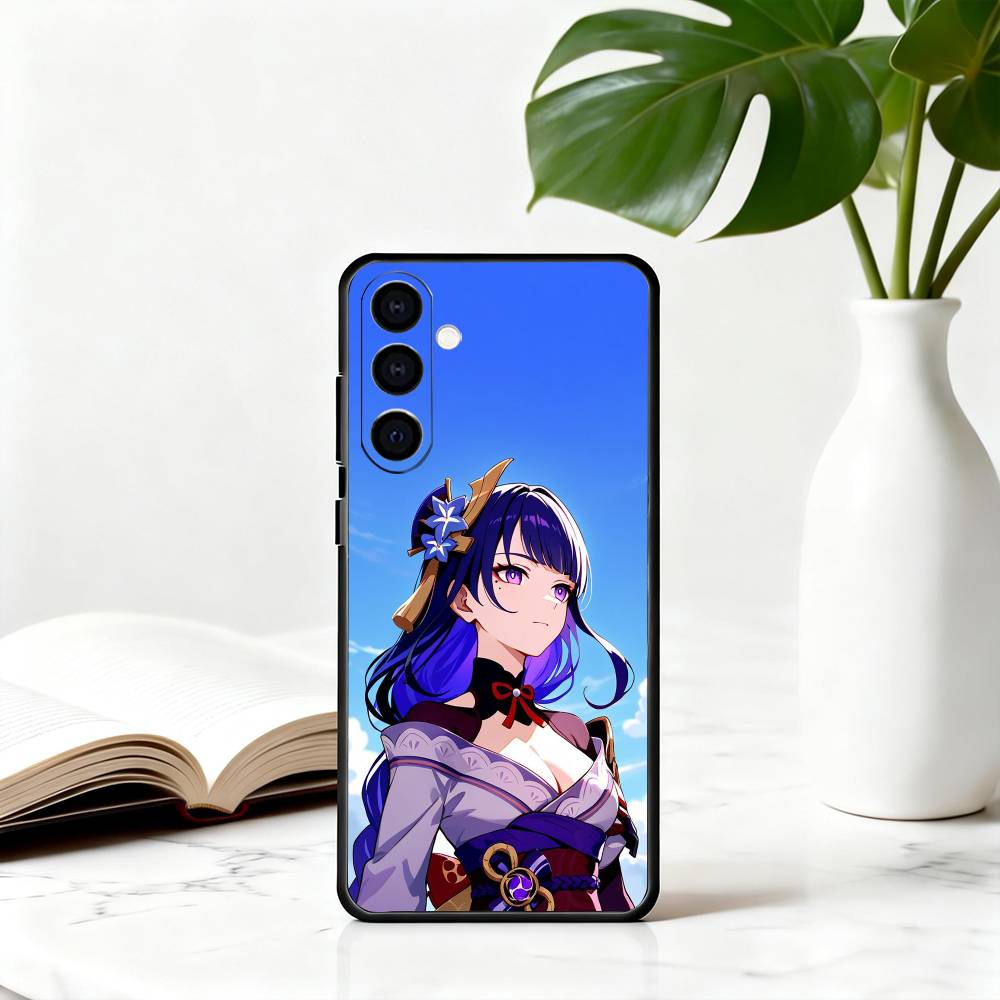 

G-Genshin R-Raiden S-Shogun I-Impact-rs Phone Case For Samsung Galaxy A73,A72,A71,A70,A53,A52,A51,Others Soft Black Cover Samsung a21