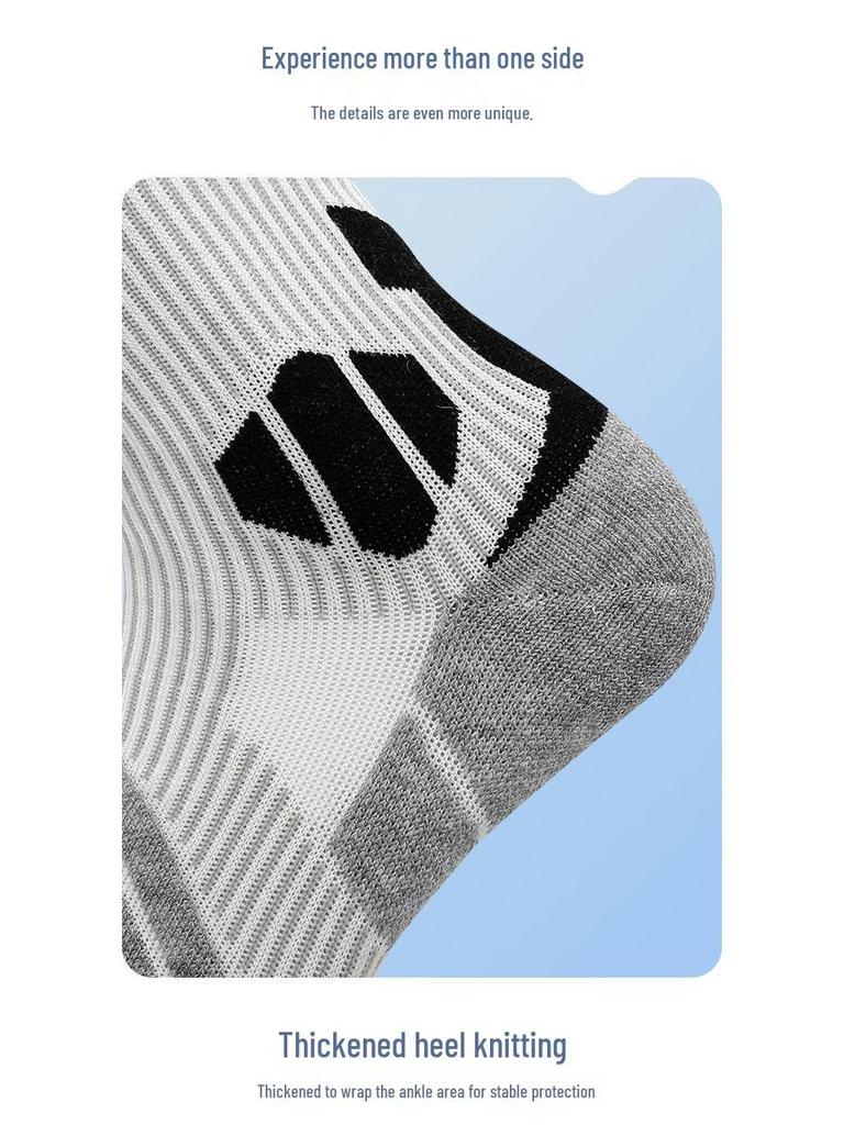 Merino Wool Ski Socks - Warm, Anti-Slip Snow Socks for Autumn and Winter Outdoor Sports