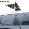 2x C-pillar Triangular Window Glass Plate Trim Cover For 4Runner 2010+Exterior