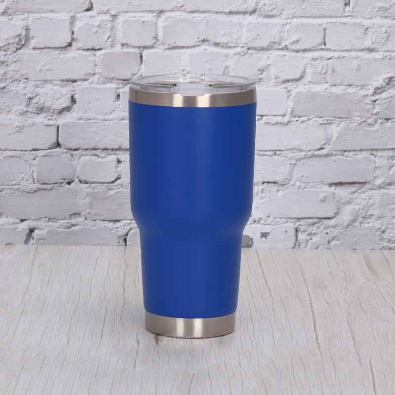 European And American 30Oz Car Cup Pro 304 Stainless Steel Vacuum Color Spray Belly Cup, Portable Car Cup