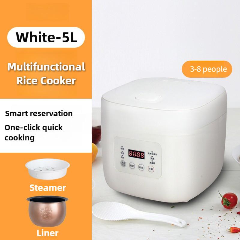 5L Large Capacity Intelligent Rice Cooker Automatic Electric Cooking Pot Household Multifunctional Rice Cooker