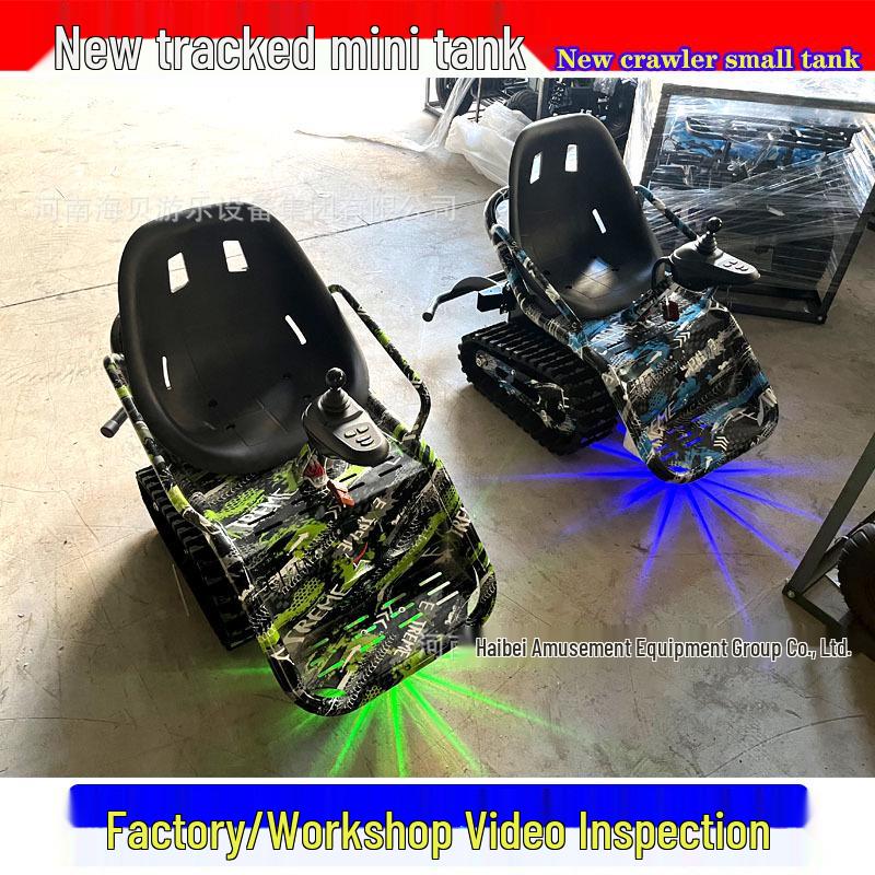 Tracked Mini Tank Electric All-Terrain Toy Car for Kids