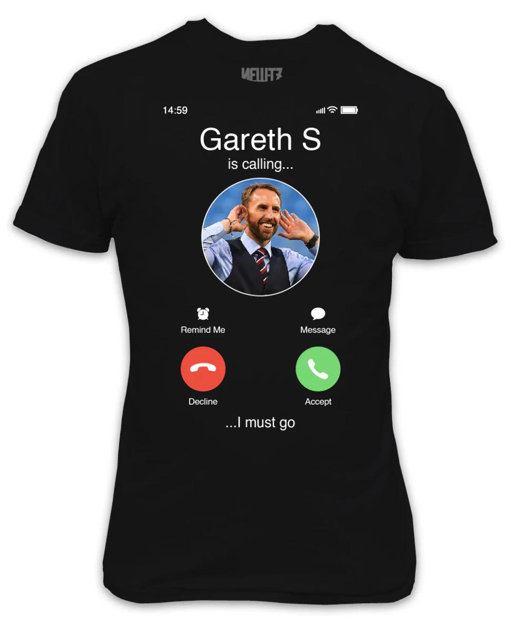 Gareth is Calling I must go T-Shirt Gareth Southgate England football manager XXXXL