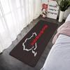 Hauseingang Fußmatte Nürburgring Rennstrecke Flur Teppich Wohnzimmer Teppiche Fußmatten Badezimmer Teppich Bodenmatten Heimdekoration