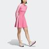 Adidas Originals Striped Colorblock Logo Lace-Up Mid-Waist Casual Skirt Women Bottoms Ballet-Pink JE6043