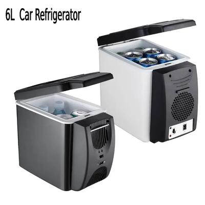 Portable 12V Car Refrigerator Freezer Heater Icebox Travel Refrigerator 6L Mini Auto Freezer C Ooler & Warmer Electric Fridge