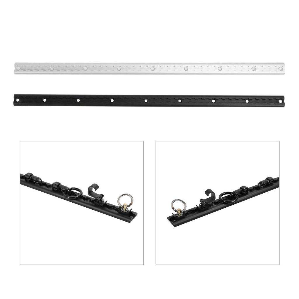 L Track Rail with Drilled Hole 3.3ft Sturdy Structure Robust Aluminum Airline Rail for Truck Beds Tr