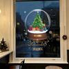 Christmas Crystal Display Case Static Electricity Window Stickers Christmas Decoration Creative Glass Stickers
