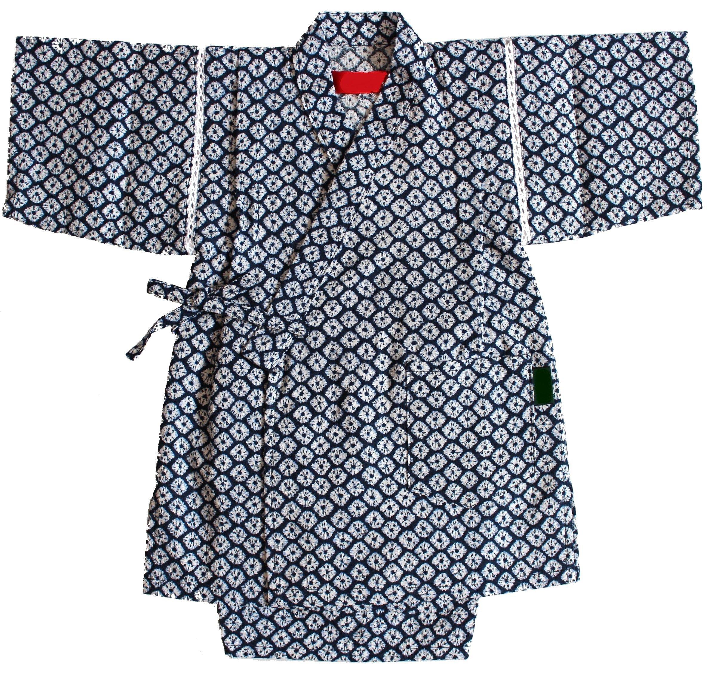 

Shibori Made in Navy Summer Летняя комнатная одежда [Warudo] Детская Jinbei, Мальчики, Дети, Jinbei, Выкройка, Япония, Синий, Классный, 100% Хлопок, Размеры 90, 100, тёмно-синий