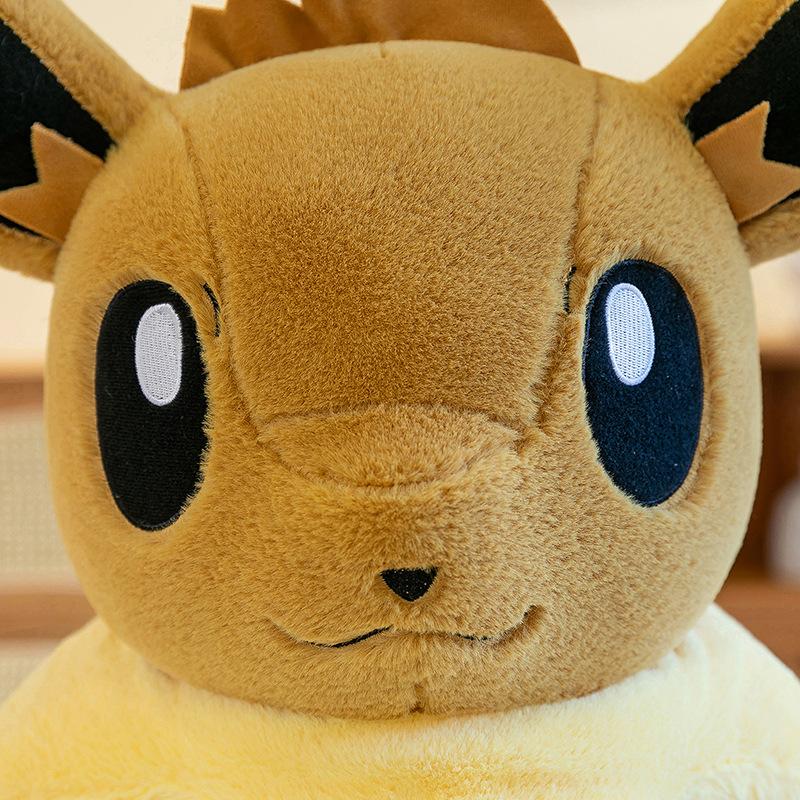 40/60/95cm Eevee Large Plush Toys Anime Doll Cute Giant Cute Cartoon Stuffed Plushie Pillow Gift for Children