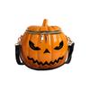 Halloween Pumpkin Shaped Crossbody Bag Funny Shoulder Purse for Women Costume Party