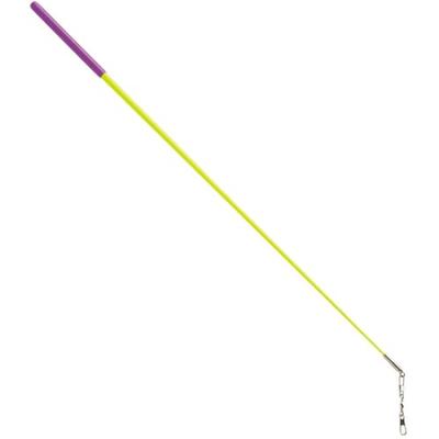 SASAKI Rhythmic Gymnastics Junior Stick Rubber KEY X RRK Yellow X (Absorbent Grip) (Fluorescent Lilac) MJ-82