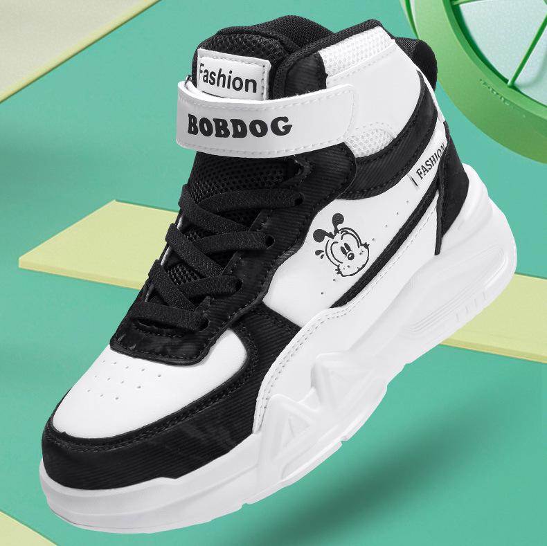 Scarpe da Skate Impermeabili in Pelle High-Top per Bambini Bobodou - Collezione Autunno 2025 per Ragazzi
