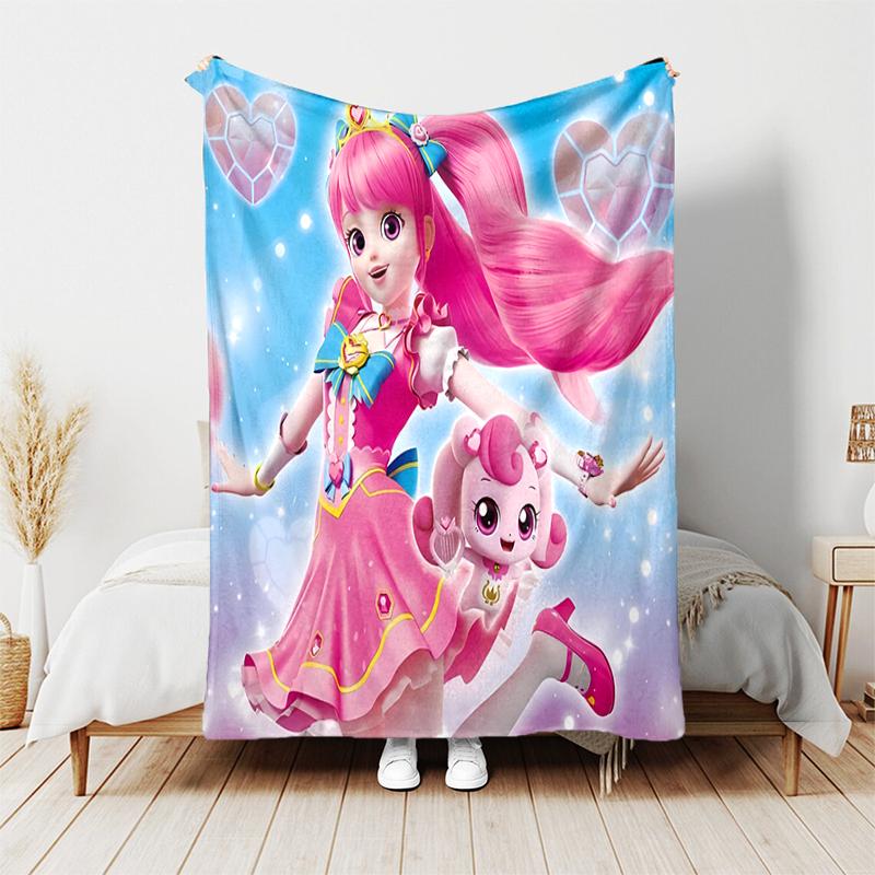 1pc Blanket Catch! Teenieping Print Design, Lightweight Blanket for Sofa, Bed- Soft &Warm, Gift for All Seasons like Christmas, Halloween
