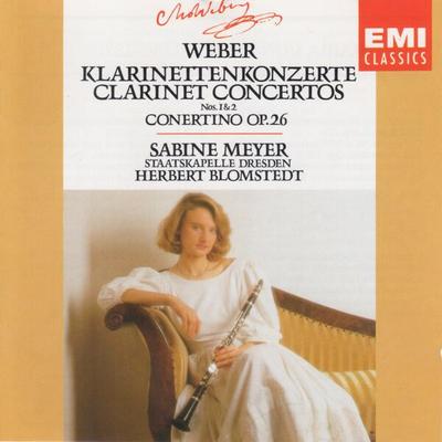 CD CARL MARIA VON WEBER SABINE MEYER Klarinettenkonzerte Κλαρινέτο Conc CDC7473512 EMI Classics Germany Κλασική Μουσική Μεταχειρισμένη