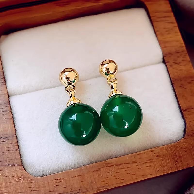 Korean Style S925 Silver Pearl Stud Earrings for Women - Simple, Elegant, and High-End