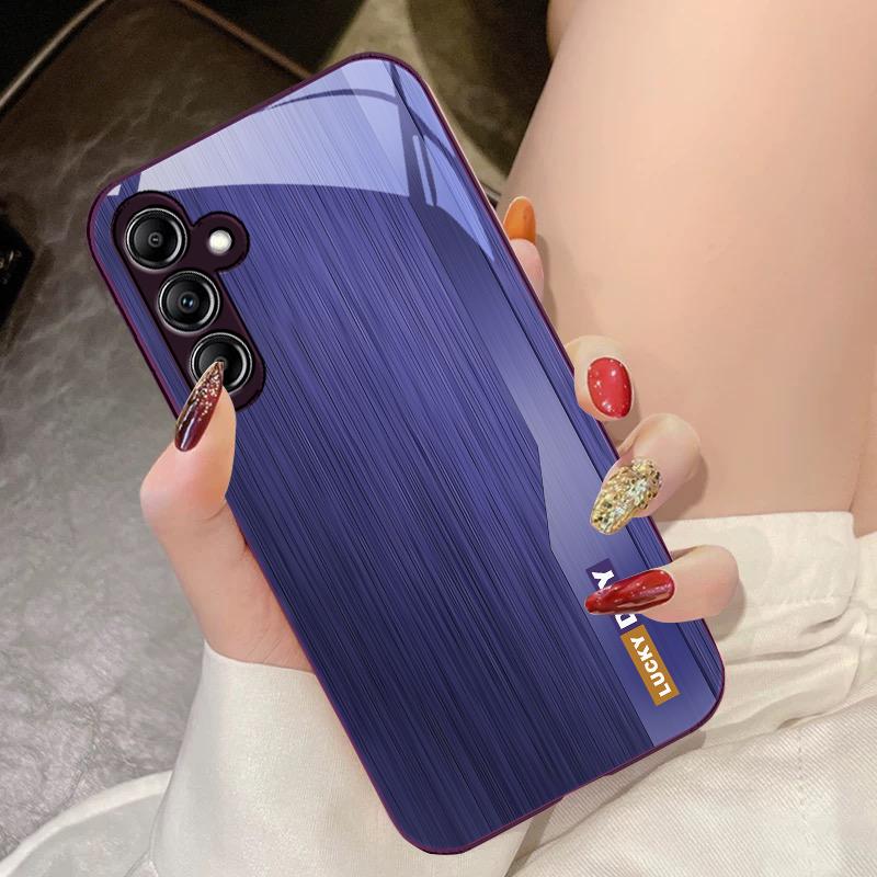 Wood Grain Green For Samsung Galaxy A14 4G 20 30 52 20S 21S 22 A32 33 34 42 50 51 53 54 70 71 72 73 5G Glass Phone Case