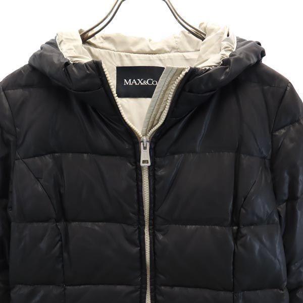 MAX&CO Batting Coat 40 Black Women Used