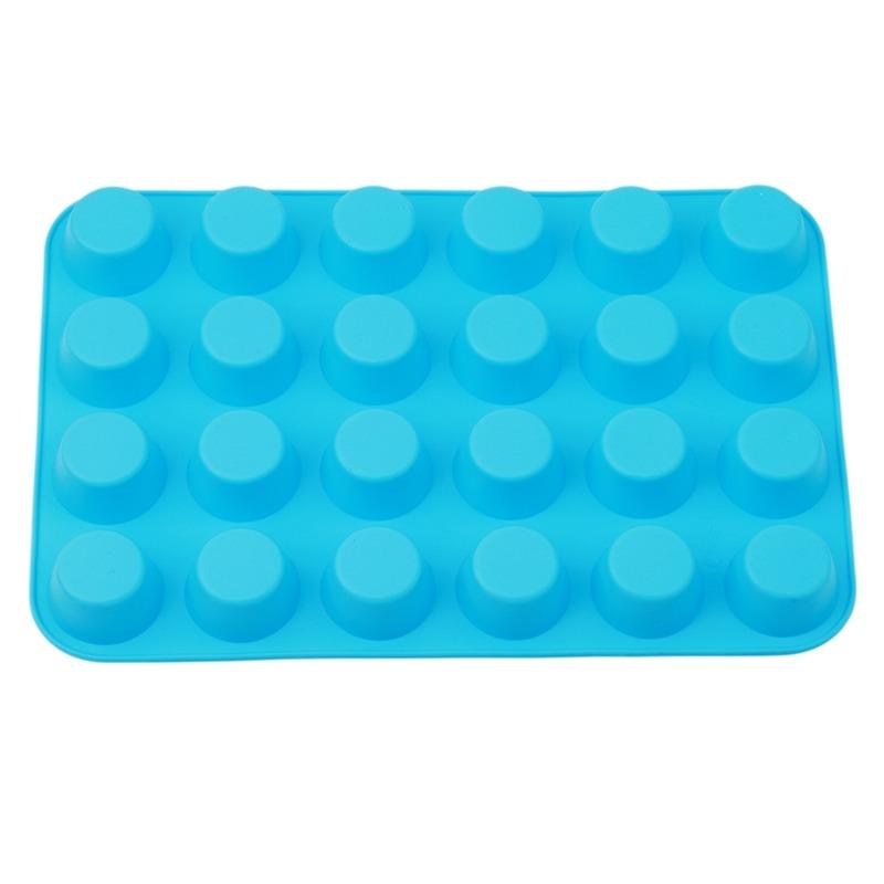 Sada pekáčů na muffiny a košíčky Modrá domácí kuchyně Gumové podnosy a formy – plus elektronická kniha receptů zdarma