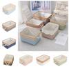 Flax Laundry Hamper Large Capacity Sundries Sorting Basket Desktop Bucket  Nursery