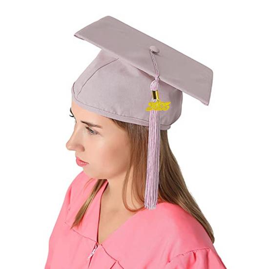 Promoční čepice s střapcem 2025, ročník 2025, unisexová maturitní čepice pro dospělé, pro střední školu bakalářského studia