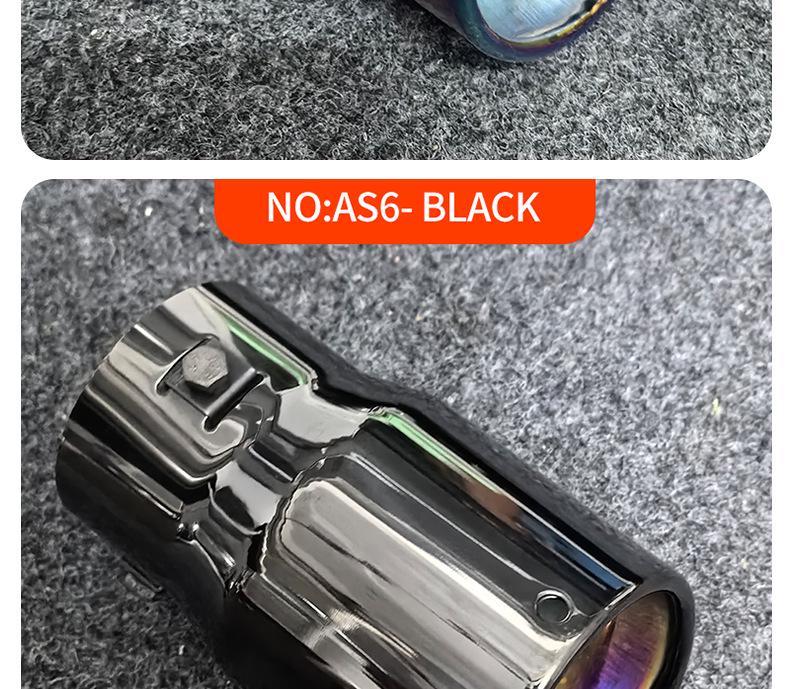 BYD S6 Jingxuan Stainless Steel Black Exhaust Muffler Tailpipe Accessory