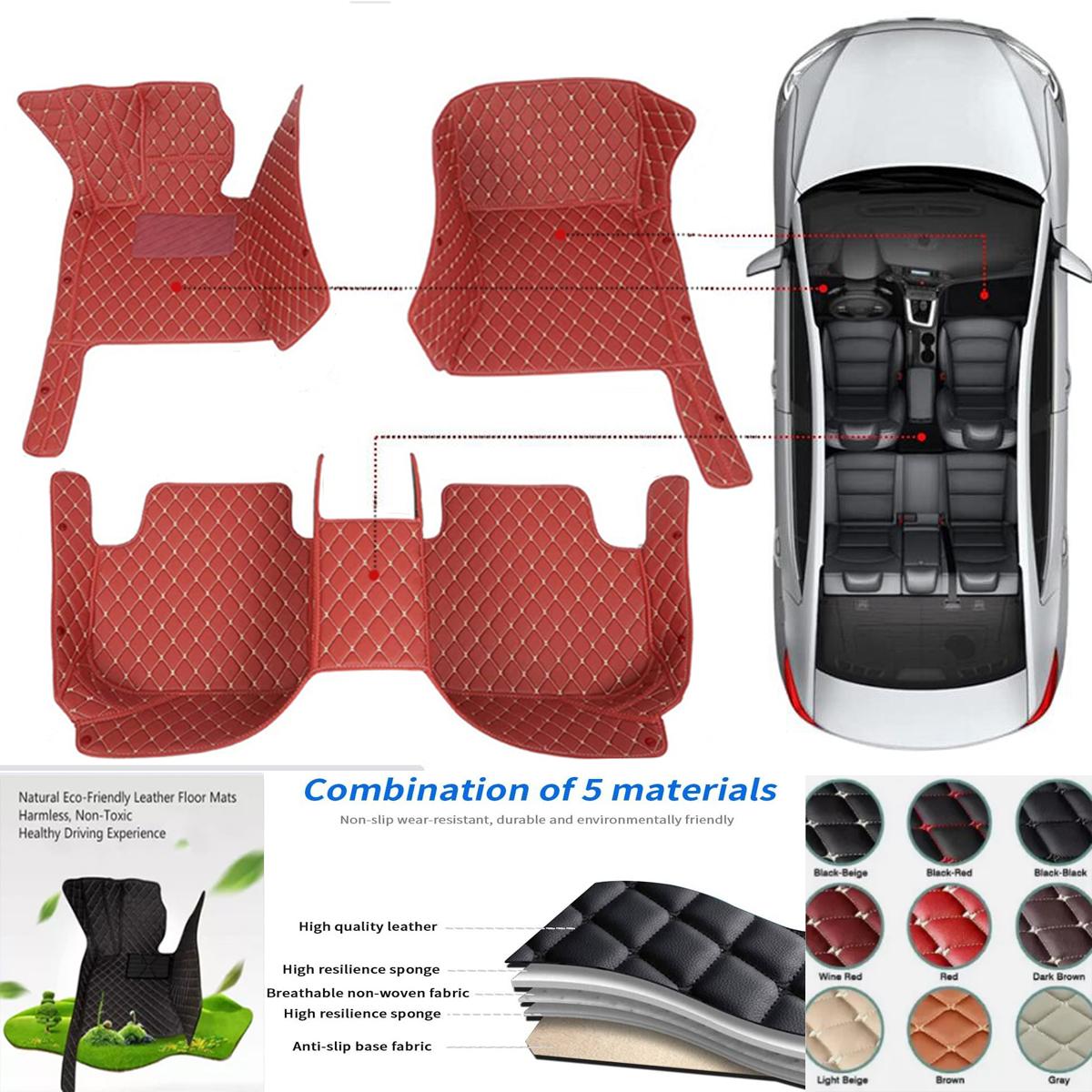 Индивидуальные автомобильные коврики для Toyota Fortuner Автомобильные ковры Напольные коврики для ног Аксессуар для автомобиля Напольные вкладыши 2016-2025